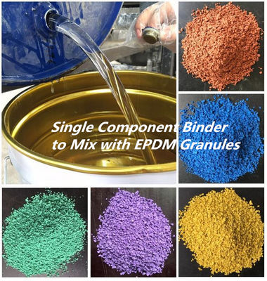 Construction Crumb Rubber Polyurethane Binder Water Emulsion