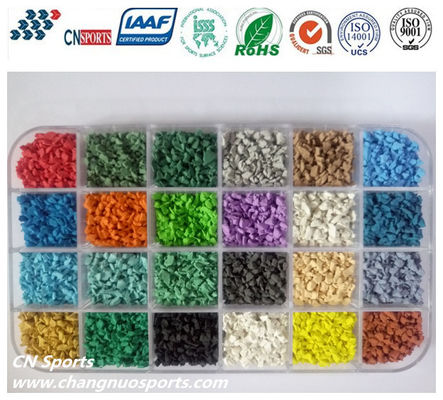 IAAF Level Anti UV High Quality EPDM Rubber Granules for Playground Flooring
