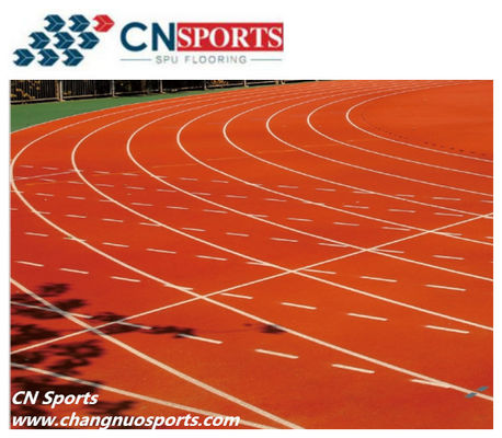 EPDM-Granulat Rot-PU-Laufbahn-Full-Pour-Polyurethan-Bindemittel